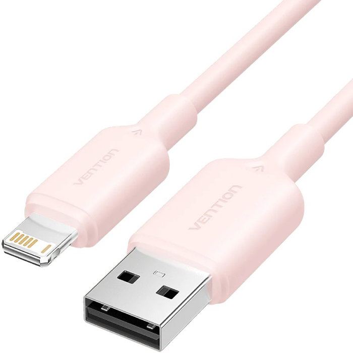Vention Cable USB 2.0 a Lightning Rosa 1m Vention Cable USB 2.0 a Lightning Rosa 1m